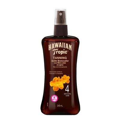 Hawaiian Bronce Aceite SPF4 - Frasco 240 ML