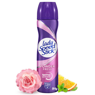 Desodorante Spray Lady Speed Powder Fresh - Frasco 150 ML