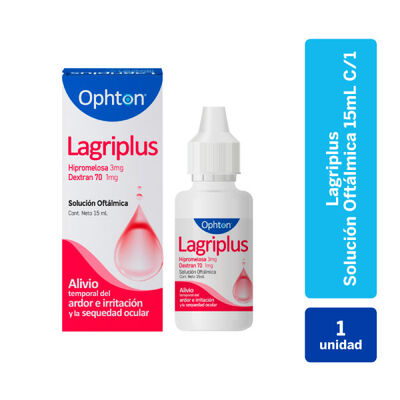 Lagriplus soluci&oacute;n oftalmol&oacute;gica  - Frasco 15ML