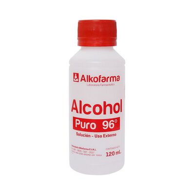 Alcohol 96&deg; Alkofarma - Frasco 120 ML