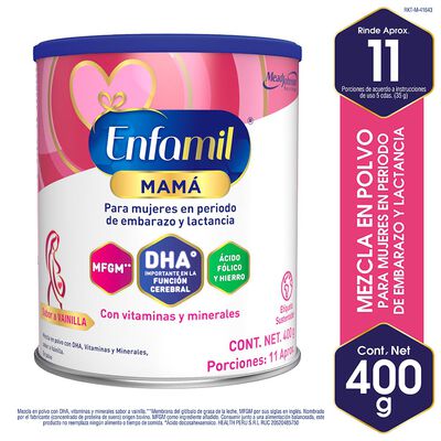 Enfamil Mam&aacute; en Periodo de Embarazo y Lactancia Sabor Vainilla - Lata 400 G