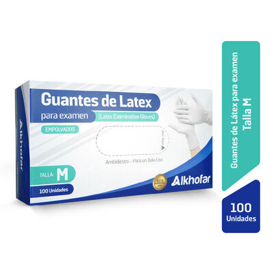 Guantes Descartables Talla M  - Caja 100 UN