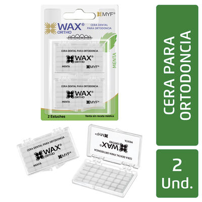 Wax Ortho Cera Protectora Para Ortodoncia - Blister 2 UN