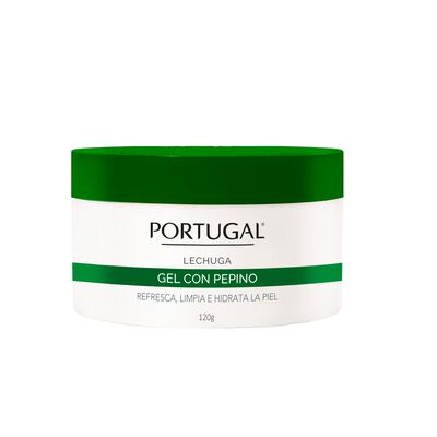 Portugal Lechuga Gel Con Pepino - Pote 120 G