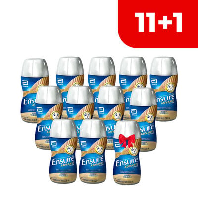 Pack 12 Ensure Advance L&iacute;quido Vainilla - Frasco 220 ML