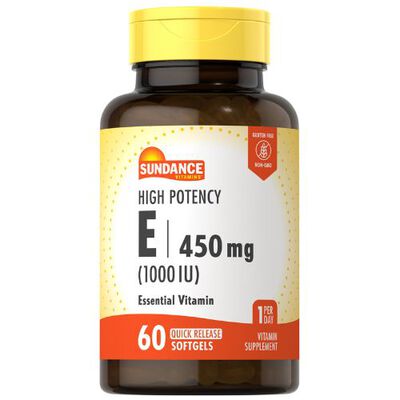 Vitamina E 1000 IU C&aacute;psulas Blandas - Frasco 60 UN
