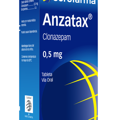 Anzatax 0.5 Mg Tableta - Caja 20 UN