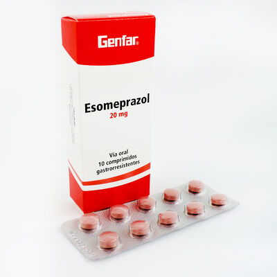 Esomeprazol 20 Mg Comprimidos Gastroresistentes - Caja 10 UN