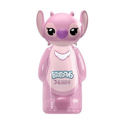 Shampoo 3 en 1 Biotoons Stitch Pink - Frasco 300 ML
