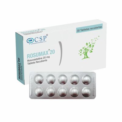 Rosumax 20, 20Mg Tableta Recubierta - Caja 30 UN