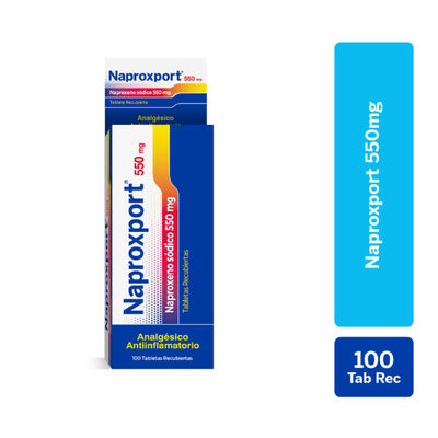 Naproxport 550 Mg Tableta - Caja 100 UN