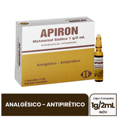 Apiron 1G/2ML - Ampolla 5 UN