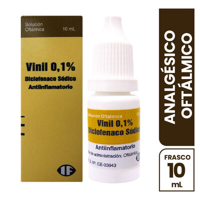 Vinil 0,1 % Gotas Oft&aacute;lmicas - Frasco 10 ML