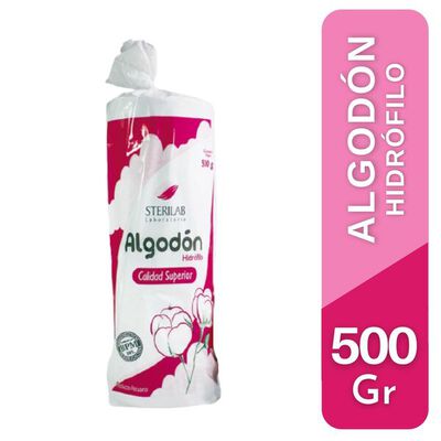 Algod&oacute;n Sterilab - Bolsa 500 G