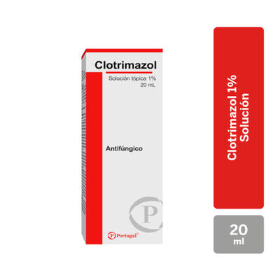 Clotrimazol 1% Soluci&oacute;n T&oacute;pica - Frasco 20 Ml