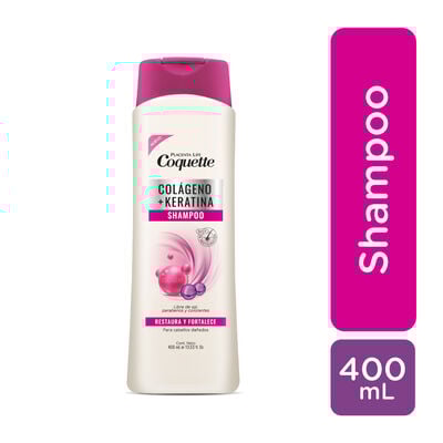 Shampoo Coquette Col&aacute;geno & Keratina - Frasco 400ml