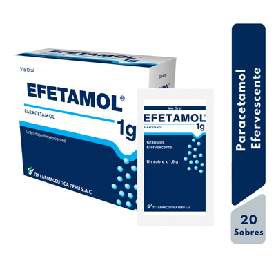 Efetamol - Caja 20 UN