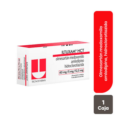Iltuxam HCT 40mg+5mg+12.5mg Comprimido Recubierto - Caja 28 UN