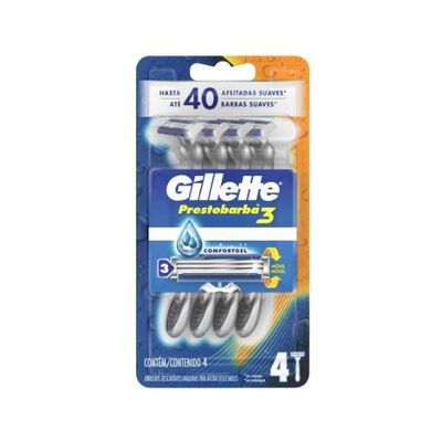 Gillette Prest 3 - Blister 4 UN
