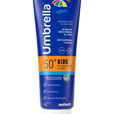 Umbrella Kids Fotoprotector Emulsi&oacute;n SPF 50 Uva - Tubo 120 G