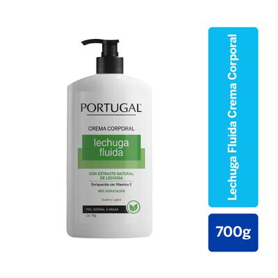 Portugal Crema Corporal Lechuga Fluida - Frasco 700 G