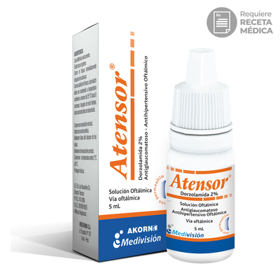 Atensor 2% Soluci&oacute;n Oft&aacute;lmica - Frasco 5 ML
