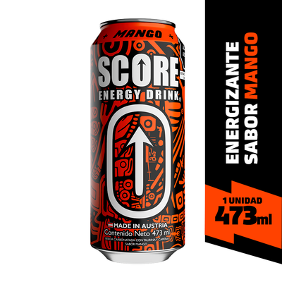 Energizante SCORE Sabor Mango - Lata 473 ML