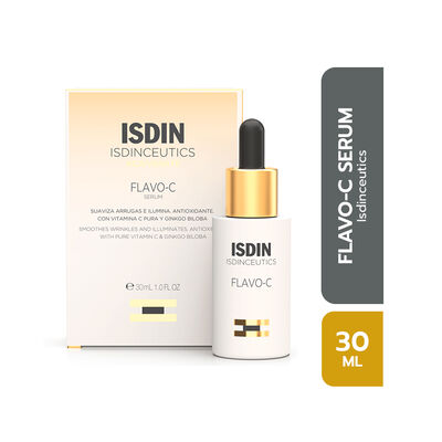 S&eacute;rum Isdinceutics Flavo C Isdin - Frasco 30 ML