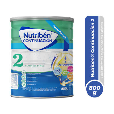 Nutriben Continuaci&oacute;n 2 Polvo - Lata 800g