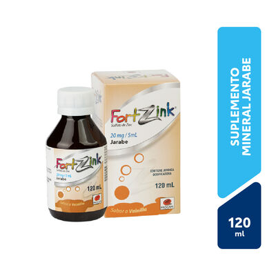 Fortzink 20Mg/5Ml Jarabe  - Frasco 120 ML