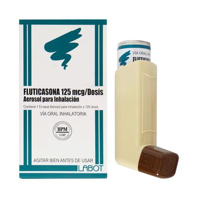 Fluticasona 125 Mcg Aerosol para Inhalaci&oacute;n - Frasco 120 Dss