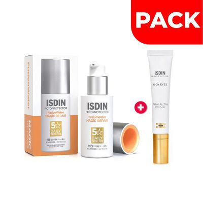 Isdin Isdinceutics K-Ox Eyes & FotoUltra Fusion Water Magic Repair 50 ML - Pack 2 UN