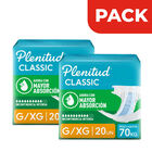 D&uacute;o Pack Pa&ntilde;al Plenitud Classic Talla G/XG Bolsa 20 UN - Pack 2UN, , large image number null
