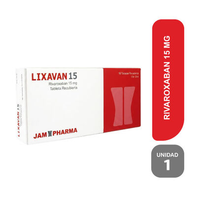 Lixavan 15MG - 1 tableta recubierta