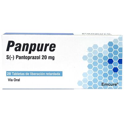 Panpure 20mg Tableta De Liberaci&oacute;n Retardada - Caja 14 UN