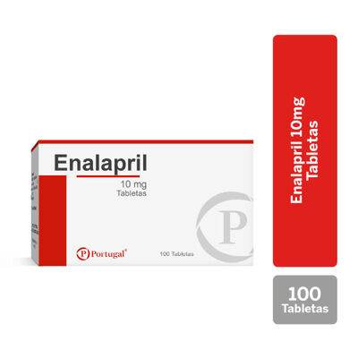 Enalapril 10 Mg Tableta - Caja 100 UN
