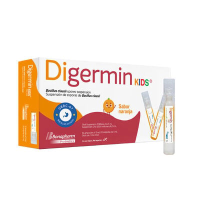 Digermin Kids 200 Mio ufc/5mL Susp. Oral Sabor Naranja - Tubo 1 UN