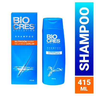 Biocres Evolution Shampoo Capilar - Frasco 415ML