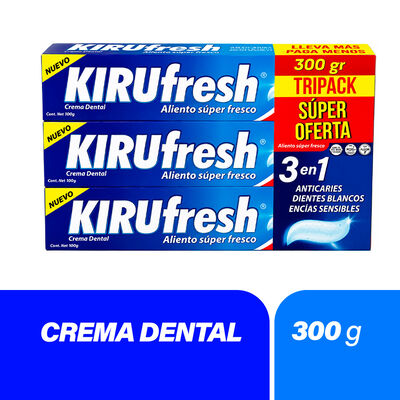 Tripack Kirufresh dental 100 gr -Caja 3 UN