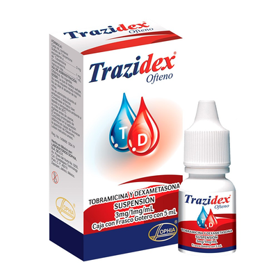 Trazidex Ofteno Suspensi&oacute;n Oft&aacute;lmica - Frasco 5 ML