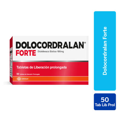 Dolocordralan Forte 100Mg Tabletas de Liberaci&oacute;n Prolongada - Caja 50 UN