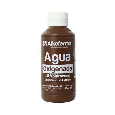 Agua Oxigenada 10 Vol  - Frasco 250Ml