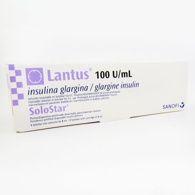 Lantus  Solostar 100U/Ml Soluci&oacute;n Inyectable - Caja 1 UN