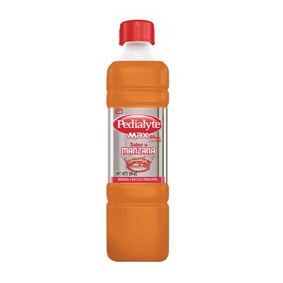 Pedialyte 60 Max Sabor Manzana - Frasco 500 ML