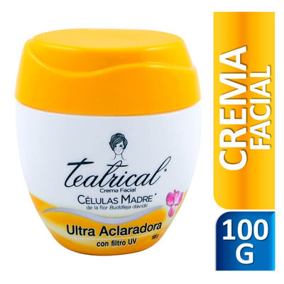 Crema Facial Teatrical Aclaradora - Pote 100 G