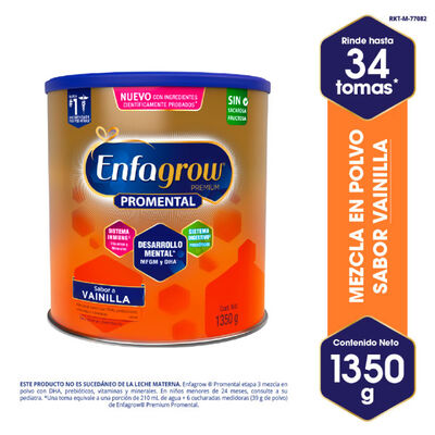 Enfagrow Premium Pro Menta Sabor Vainilla - Lata 1350 G