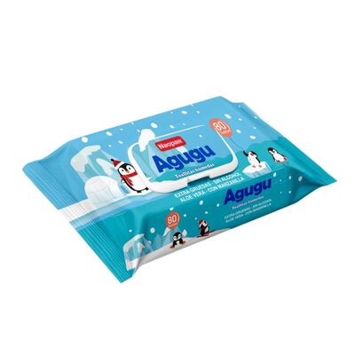 Toallitas H&uacute;medas Agugu  - Bolsa 80 UN