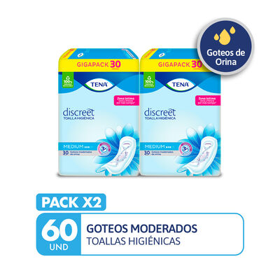 Tena Toallas H&uacute;medas Cl&aacute;sicas - Bolsa 60 UN