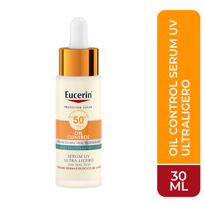 Eucerin Sun Oil Control Serum Toque Seco - Frasco 30 Ml