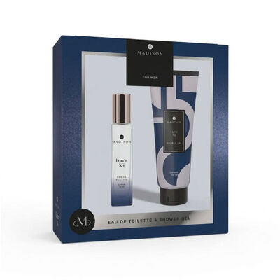 Estuche Madison Furor XS perfume 30 Ml + Gel 100 Ml